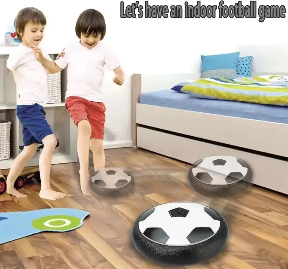 Ballon de football flottant électrique avec lumière LED pour enfants, jouets hover, football musical, jeu de plein air, jouets de sport pour enfants