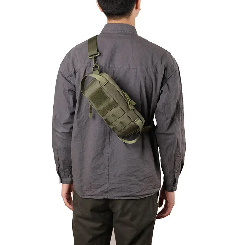 New Multifunctional Chest Bag Waist Bag Outdoor Sports Single Shoulder Slant Cross Wear Resistant Portable Mobile Phone Coin Wal