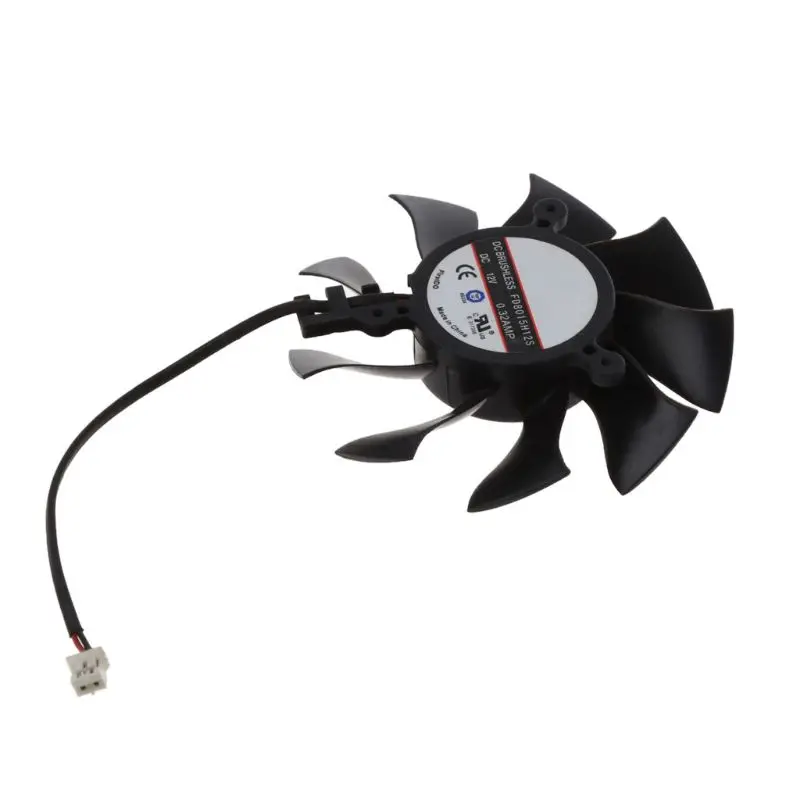 75MM FD8015H12S 0.32A Graphics Video Card Cooling Fans for Sapphire HD6850 HD4860 HD5850 HD4890 Graphics Card