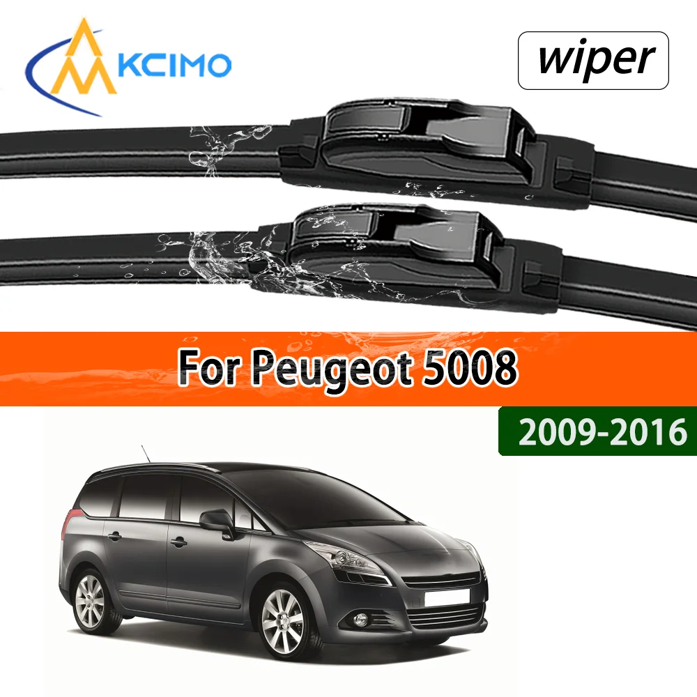 

For Peugeot 5008 T8 2009–2016 Vehicle Models Compatible Stable Quiet Front Windshield Wipers Auto Window Replacement Parts