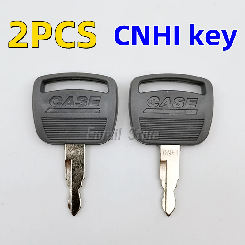 2PCS Keys S450 or CNHI For Case CX200 240 300 350 380 Excavator Heavy Equipment door lock、ignition start key