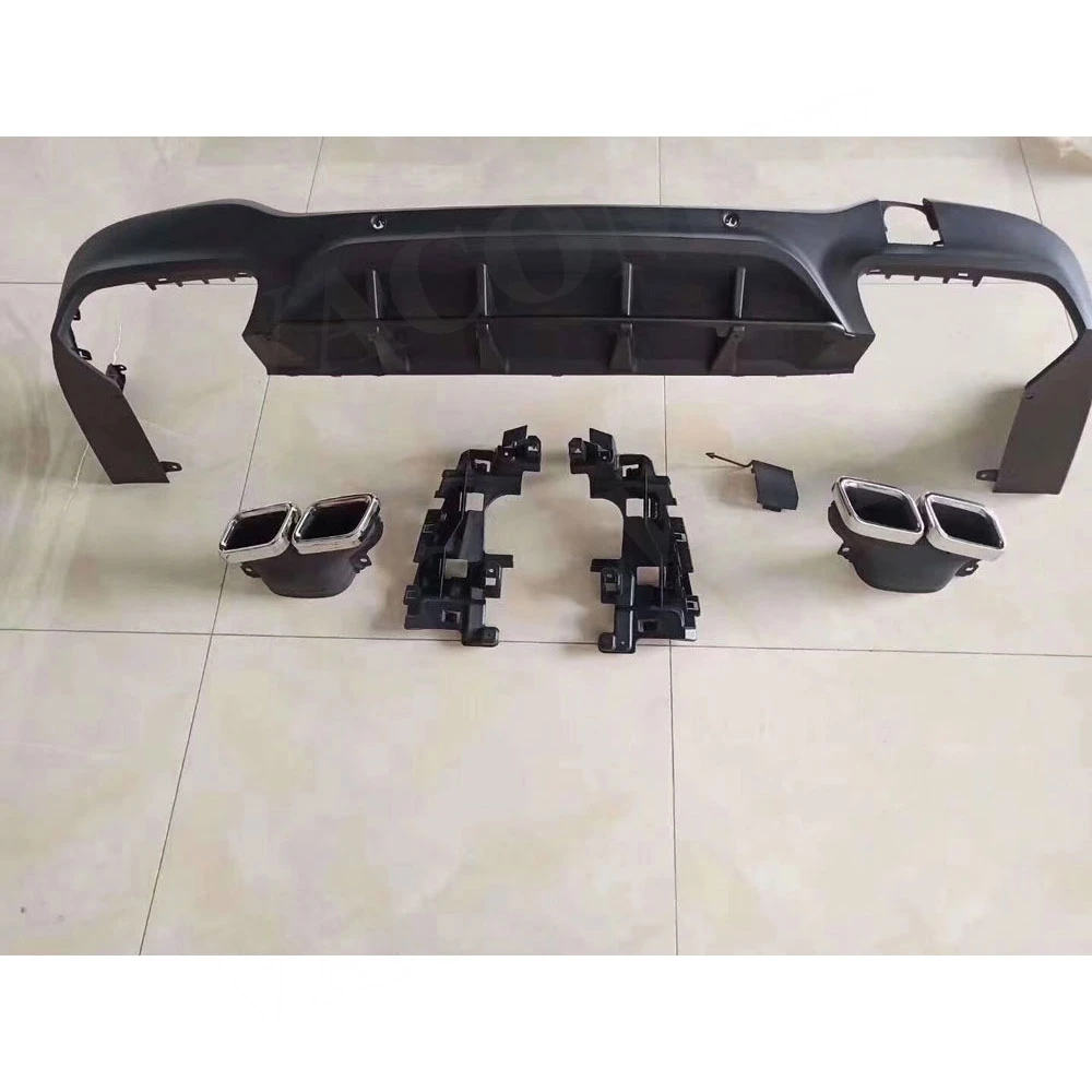 VACOMUL PP Rear Diffuser with Exhaust Tips for Mercedes Benz GLC X253 Sport GLC 300 GLC250 GLC43 2017-2019 Car Styling - Image 5