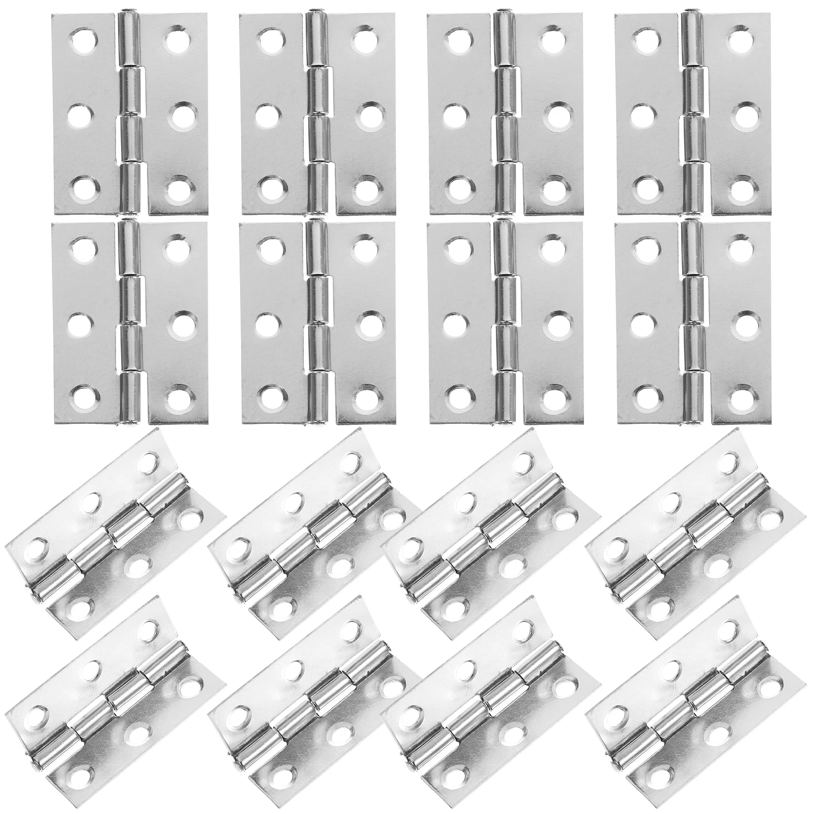 

1 Set Stainless Steel Hinges For Cabinet Wardrobe Door Durable Furniture Hinge With Screws Cupboard Bookcase Shoe Cabinet Hinges
