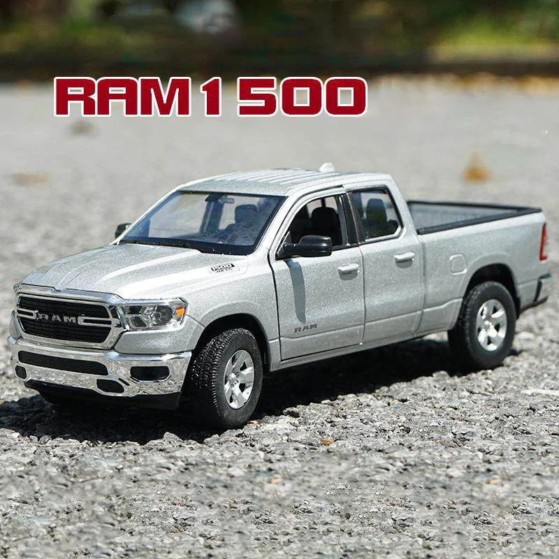 WELLY 1:27 Dodge RAM 1500 2019 Alloy Car Diecasts &Toy Cars Model Miniature Scale Model Car Toys For Children