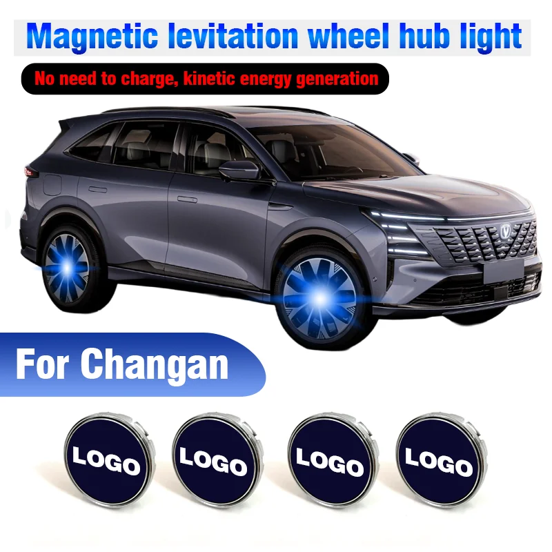 

Hub Light Car Wheel Caps Light Center Cover Lighting Cap Floating Illumination LED For Changan UNI-K UNI-T UNI-V CS75 CS55 CS35