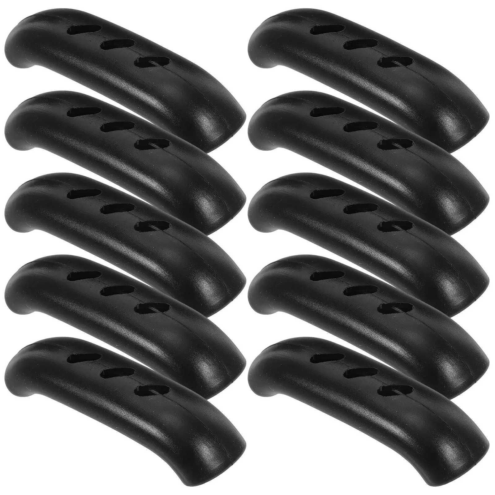 

10 Pcs Insulated Heat Resistant Handle Protectors Silicone Non Slip Cooker Holders Anti Scalding Practical Kitchen