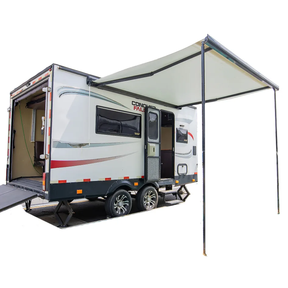 

Customized Aluminum Alloy RV Sunshade and Rain Canopy Telescopic Towable for Outdoor Patio Use