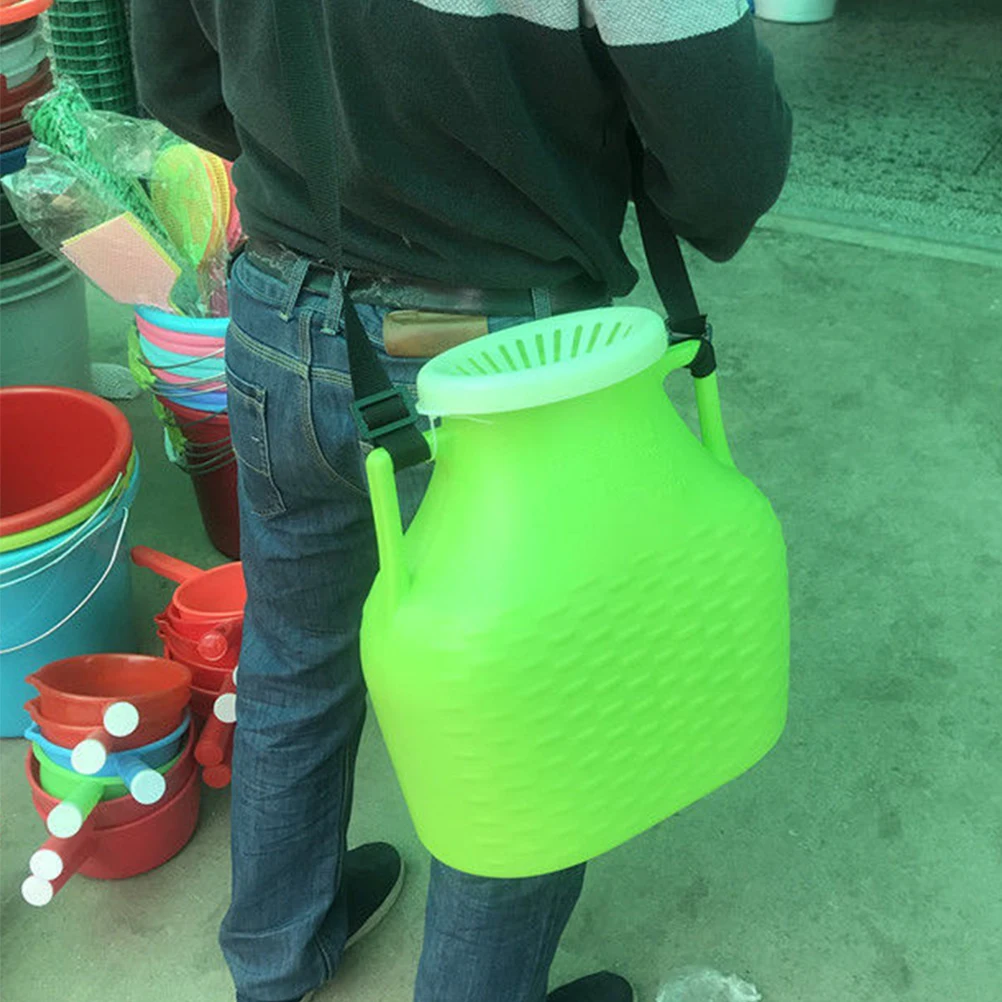 

Fishing Bucket Professional Fish Container Multi function Shrimp Portable Plastic Outdoor Sturdy Reusable Storage Live Bait