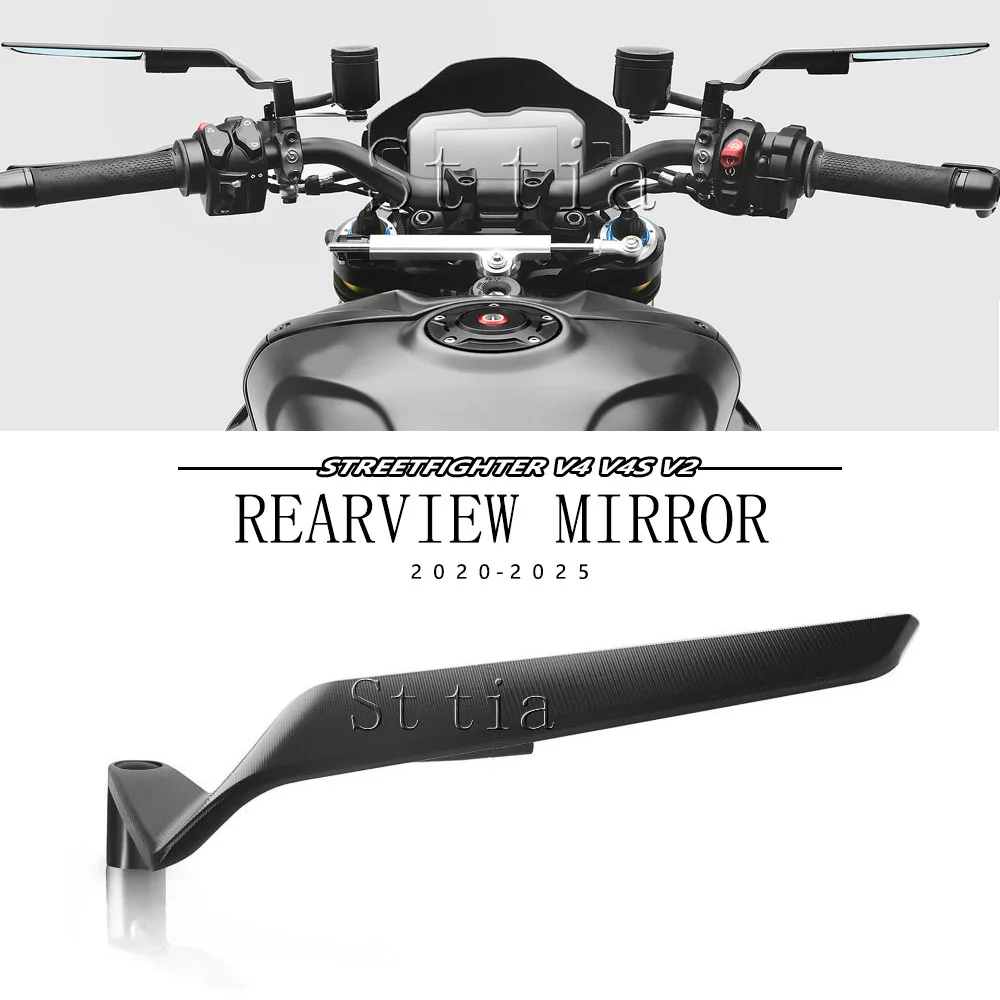 

For Ducati Streetfighter V4 S V4S STREETFIGHTER V2 Motorcycle Accessories Side-Mirror Wind Wing Side Rearview Reversing Mirror