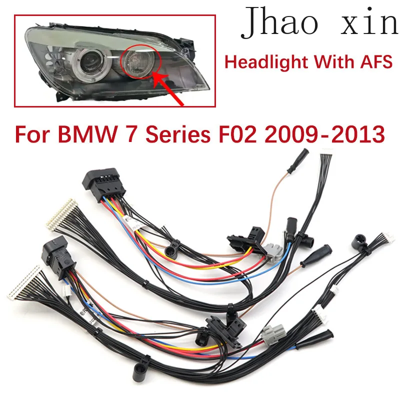 

Подходит для BMW 5 серии F02 2009-2013 с AFS: Комплект внутренней проводки фар, блок электропроводки, разъем, компонент.