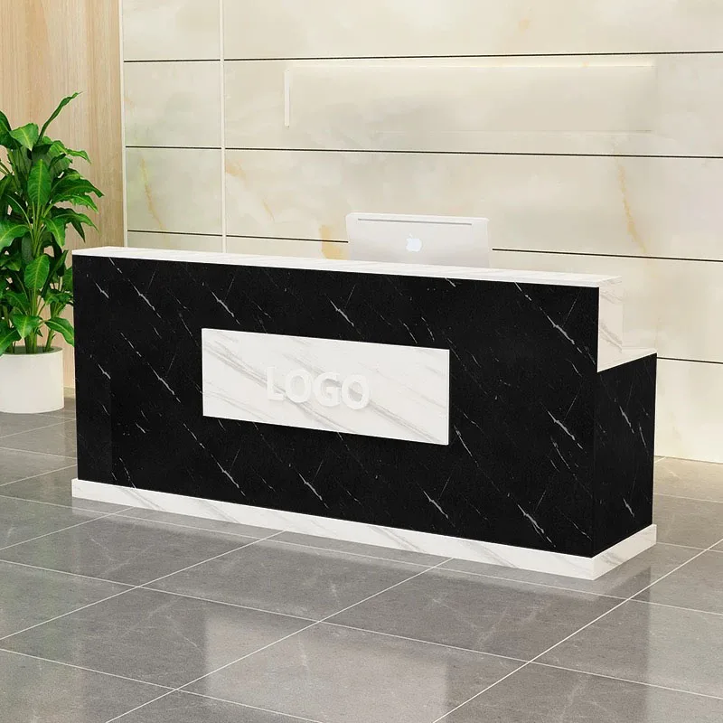 

~* High Quality Wooden Office Furniture Shop Checkout Front Table Beauty Salon Reception Desk
