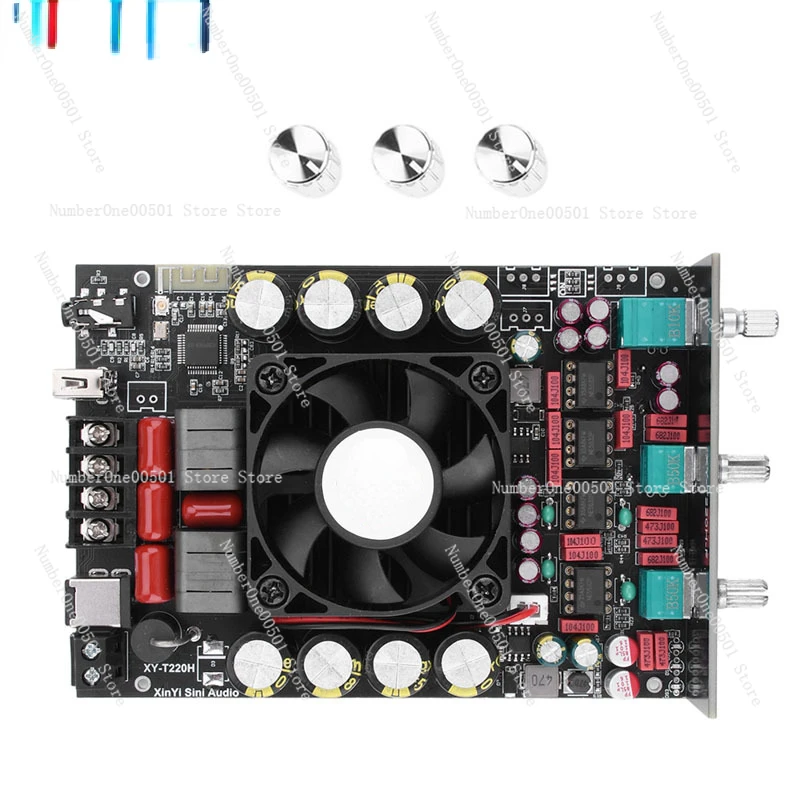 XY-T220h Fancier Grade Bluetooth Audio Amplifier Board Module High Bass Adjustment Dual Channel Stereo 220w