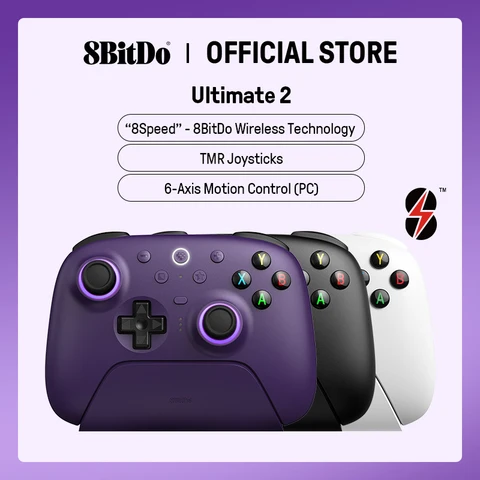 Беспроводной геймпад 8BitDo Ultimate 2 - Совместимость с ПК и консолями — изображение товара
