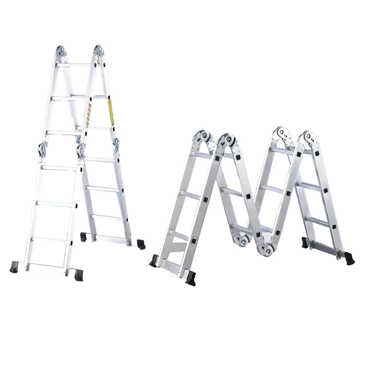 Soft Closing Aluminum Multipurpose Telescopic Ladder Escalera Telescopic Multiusos De Aluminio