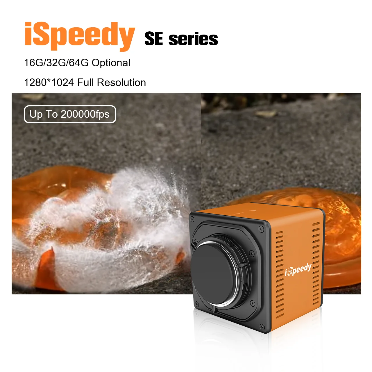 Sturdy And Durable Factory Ptz 10 GigE 1280X1024 5000fps 16G iSpeedy SE Series Machine Vision Ultra High-Speed IP Video Camera