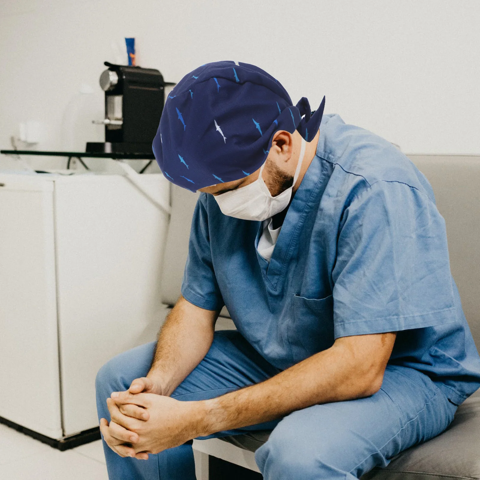 

1Pcs Nurse Hat Creative Printed Design Moisture Wicking Sweat Absorbing Medical Cap for Doctors Nurses Stylists Unisex Use