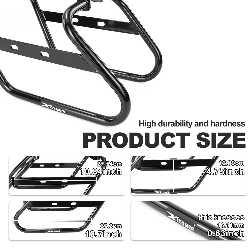 For Harley Davidson Softail Street Bob FXBB 2018-2020 114 FXBBS 2021-2024 Motorcycle Luggage Racks Side Saddle Bag Mount Bracket