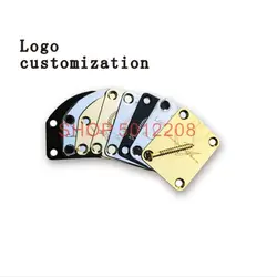 LIMITED EDITION Custom  F Neck Plate For St/TL Electric Guitar 70th Anniversary Commemoration Gold/Chrome/Black