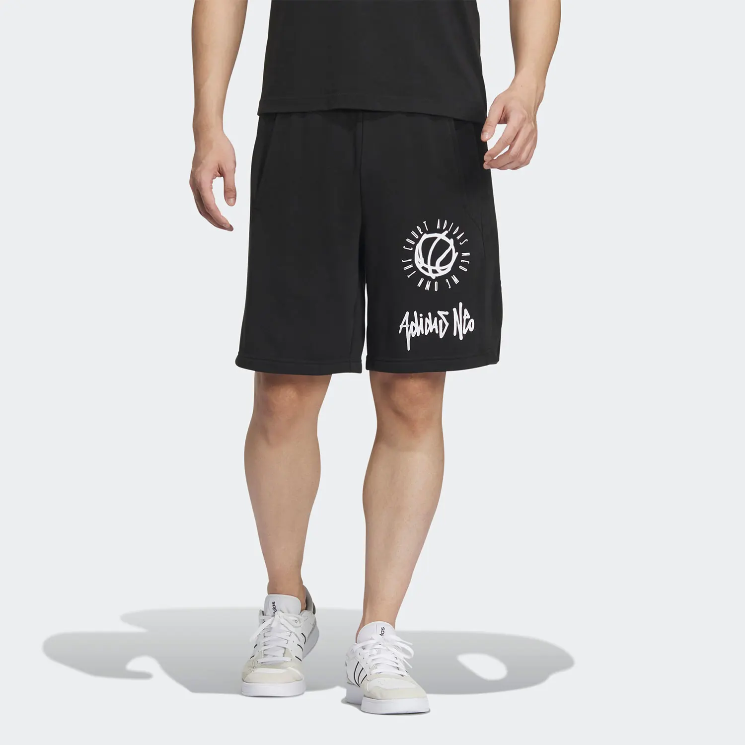 

Adidas Official 2023 Spring/Summer New Neo Men's Sports Shorts IA6793