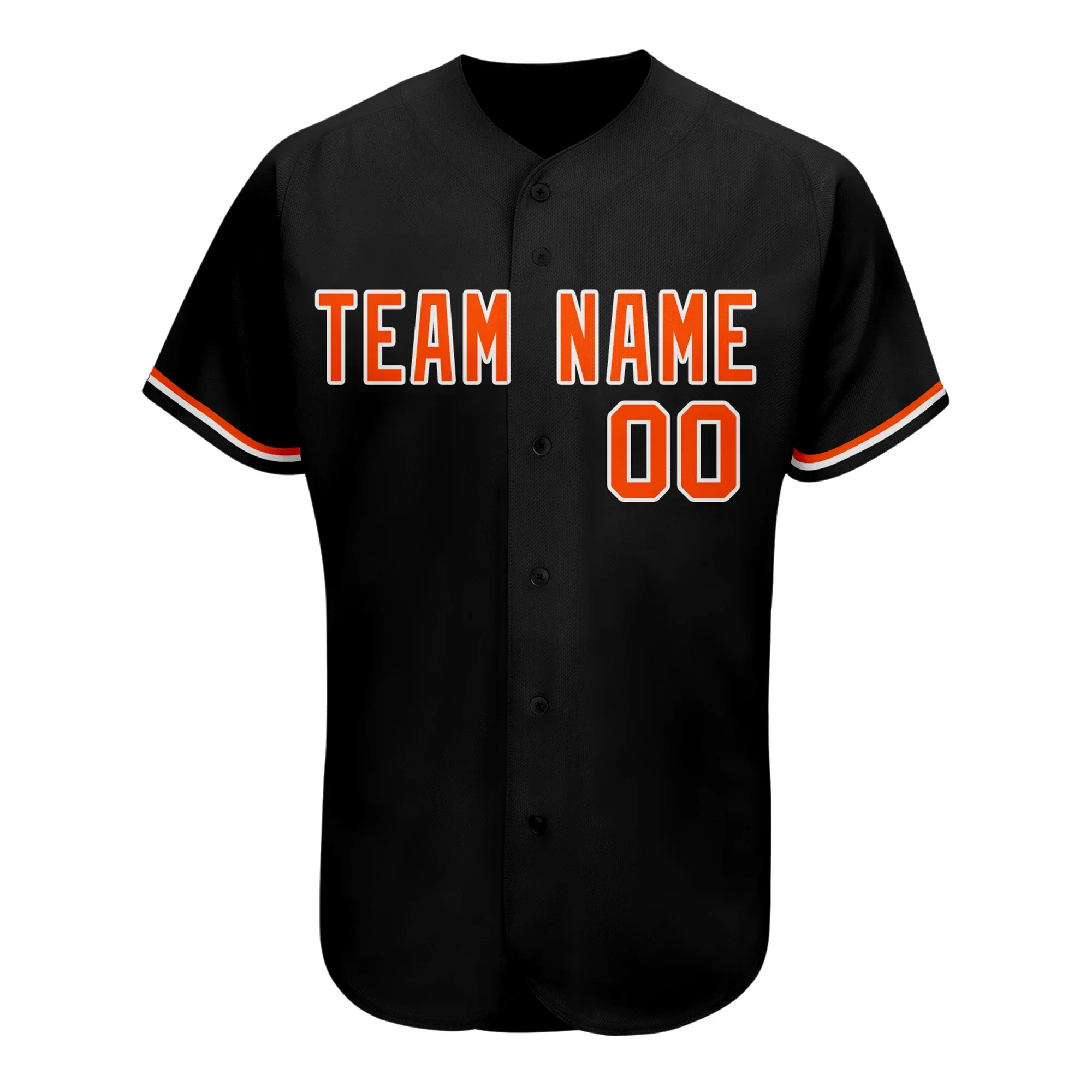 

Custom Baseball Jersey Shirt With Team Name / Number V-neck Activity Breathable Cardigan Shirt For Young People