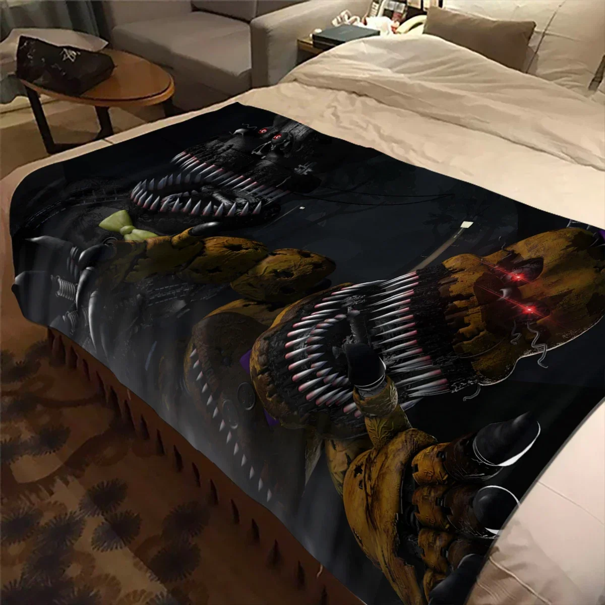 Game F-Five Night's At Freddy TV Blanket Children's Blanket High Quality Flannel  Soft Comfortable Home Travel Blankets