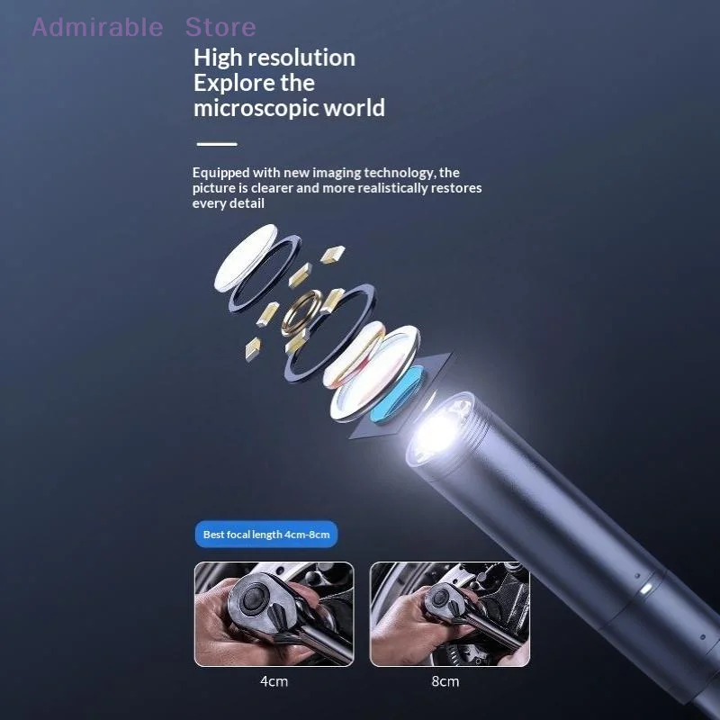 [W]Type-C Industrial Endoscope Micro USB Single Dual Lens Professional Borescope for Android Electricians Plumbers Daily Use