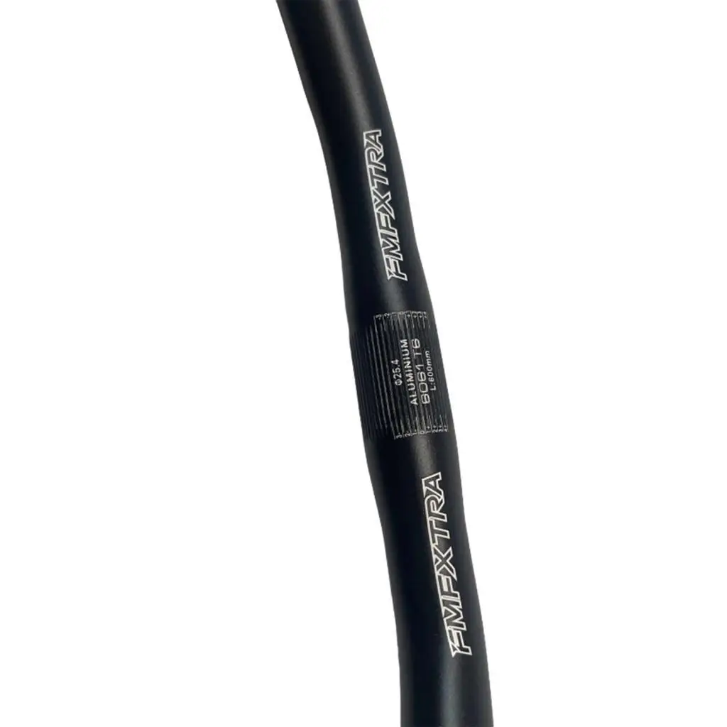 Black Aluminum MTB Handlebar Riser Bar Bent Bar Bicycle Handlebar for Mountain Cycling Equipment
