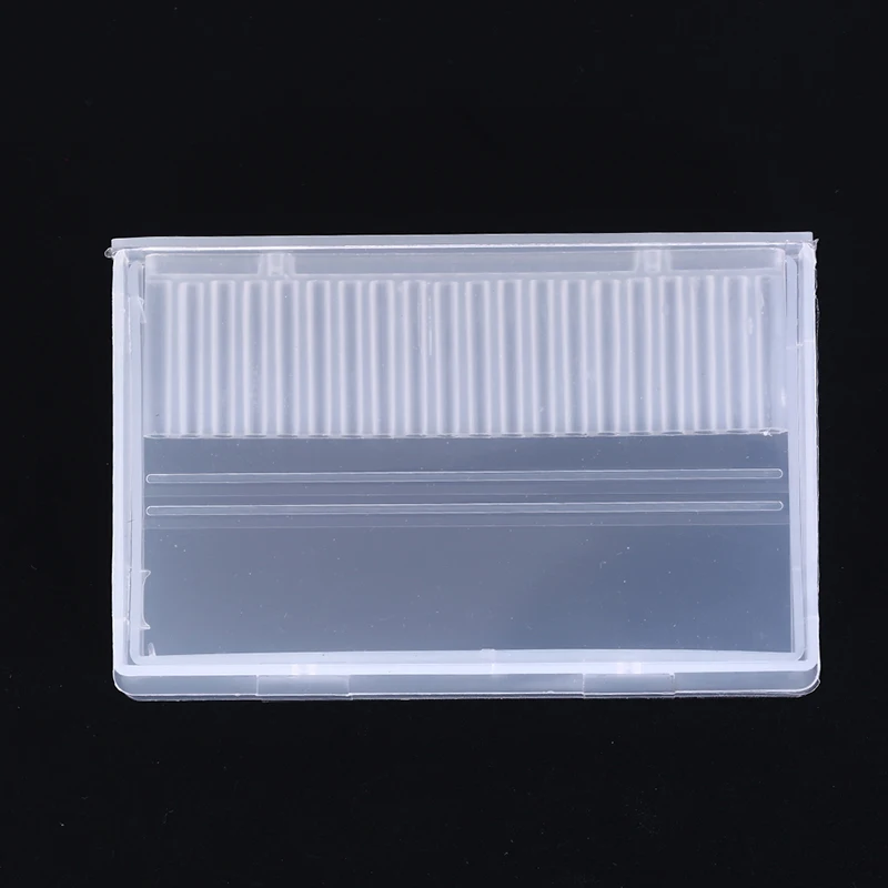 20hole nail drill bits box plastic display stand container for 3/32