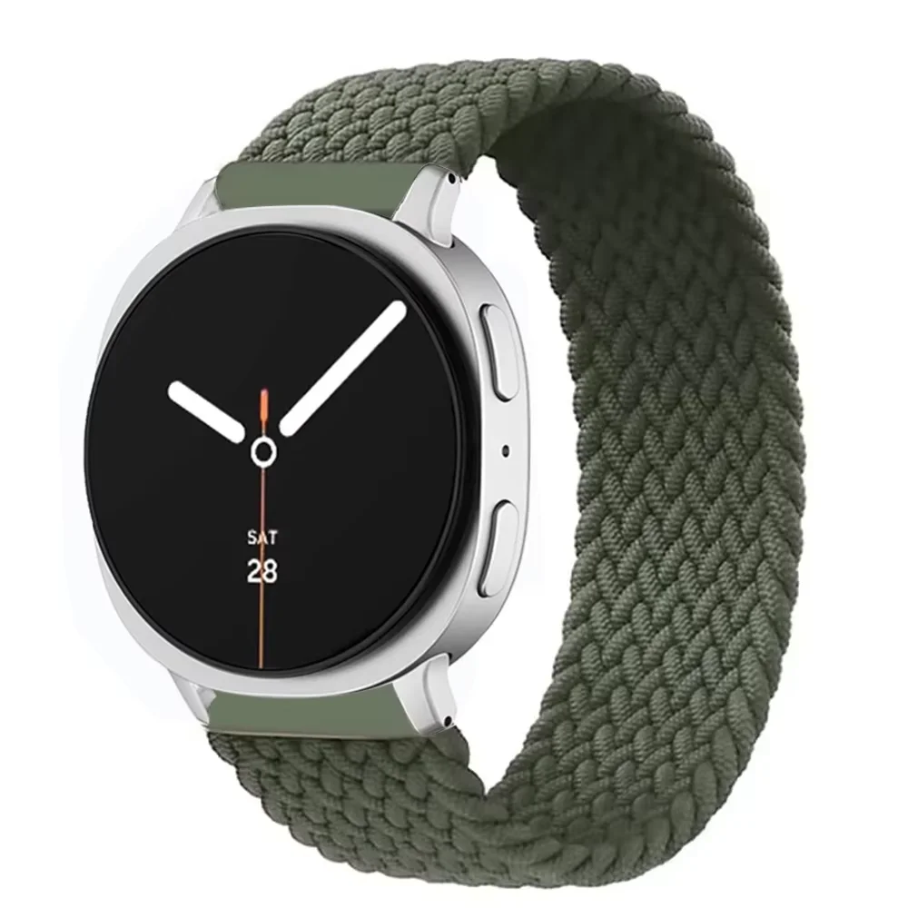 Geflochtenes Solo-Loop-Armband für Samsung Galaxy Watch 8 8 Classic 44 mm 40 mm 46 mm, elastisches Handgelenk-Armband Correa Galaxy Watch 8 Band