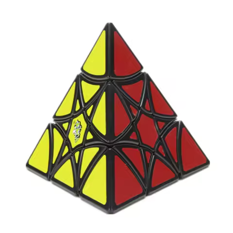 LanLan Idea Special-shaped Hexagram 3x3 Pyramid Magic Cube Fun Curvy Hexagram Puzzle Cubo Magico Toys Gifts For Children