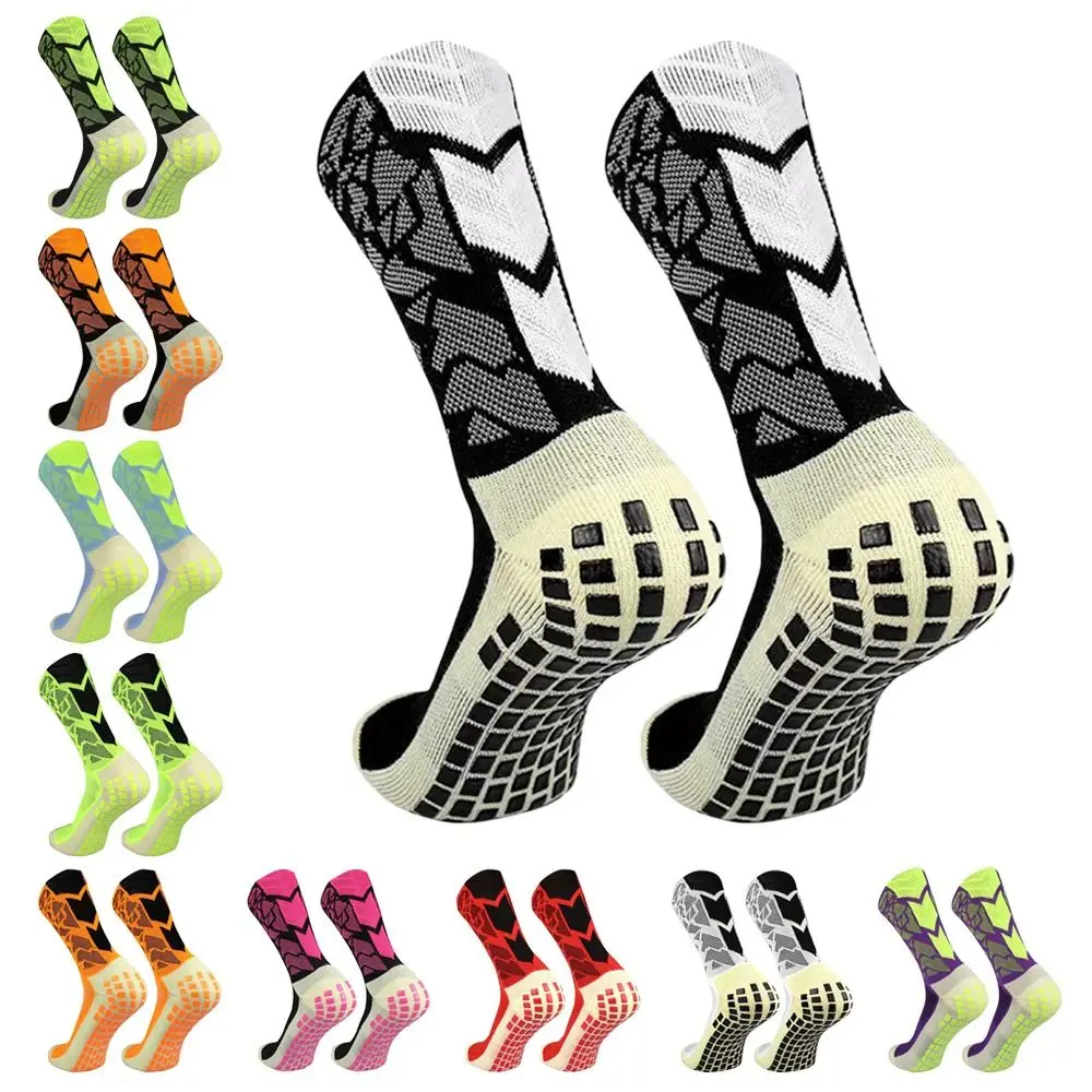 Wear Resistant Baseball Sport Socks Elastic Breathable Calf Socks Anti-slip Sweat Absorbent Cycling Socks