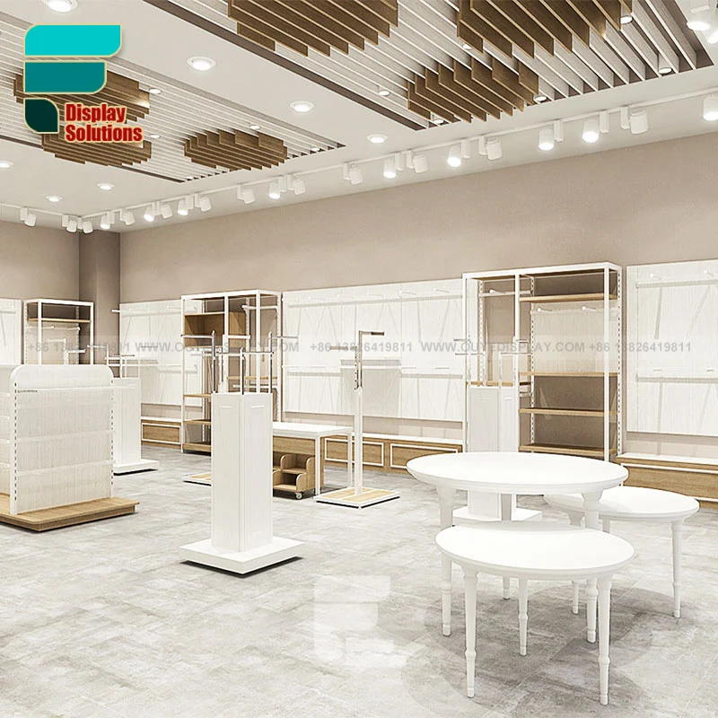 {Custom} Winkel Winkelarmaturen Boutique Man Shop Design Display Heren Kleding Winkelcentrum Rekken Kitchware Shop Des