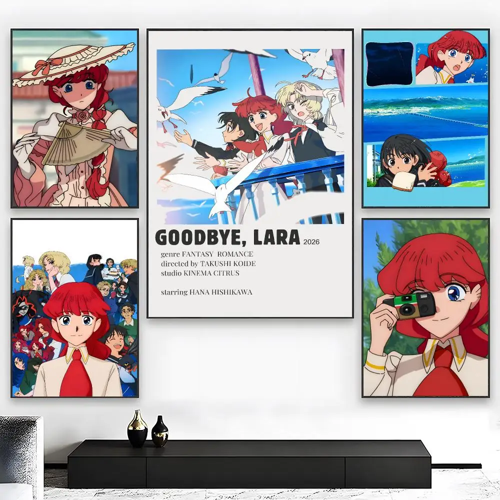 Fantasy Romance Anime G-Goodbye Lara Poster Wall art print art suitable for living room bedroom bar parlor home decor gift