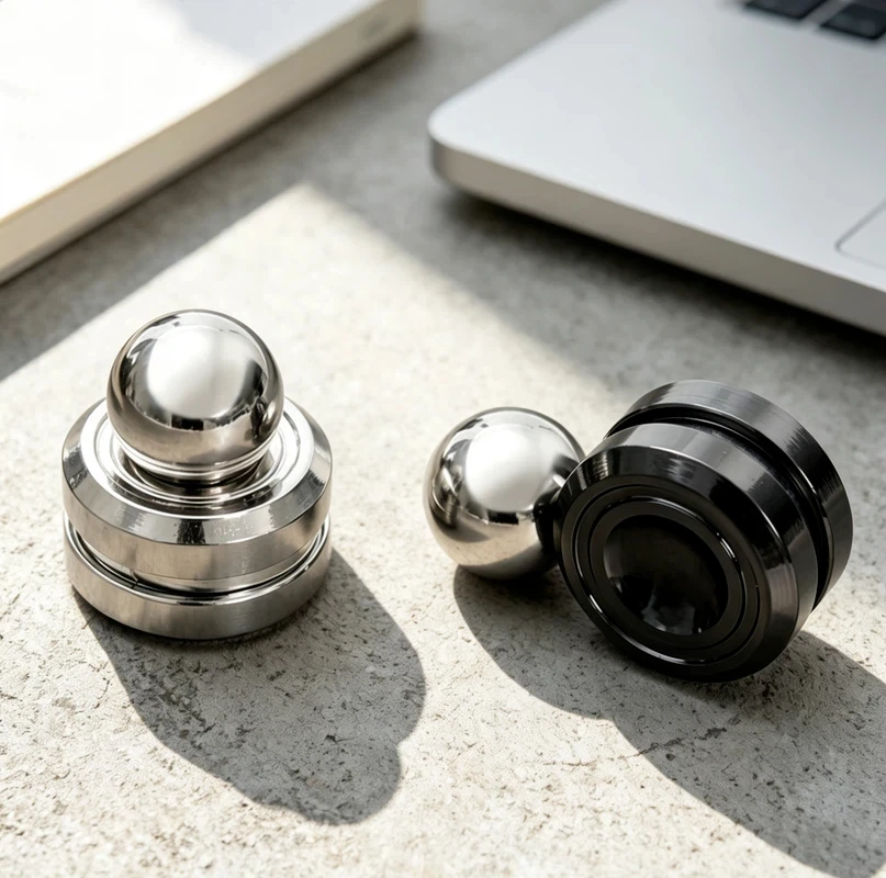 Nuevo y Creativo Yo-Yo Magnético con Forma de Satélite, Juguete Giratorio para Dedos, Antiestrés, Regalos, Recuerdos