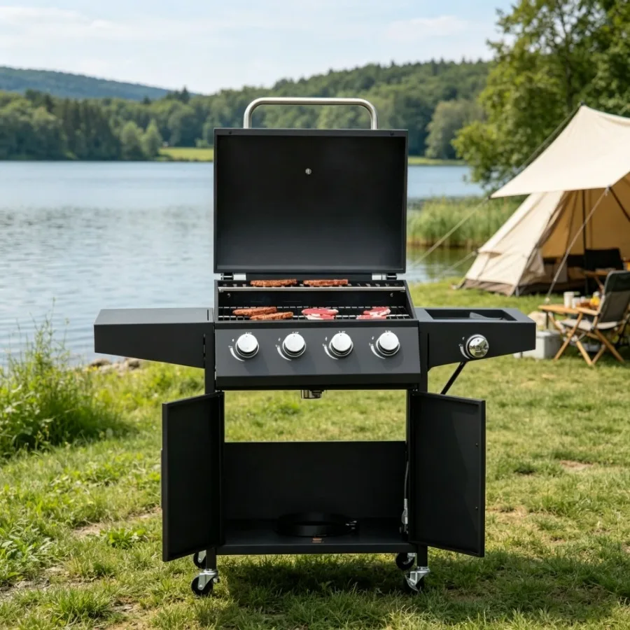 Mini Portable Charcoal Grill for Outdoor Cooking