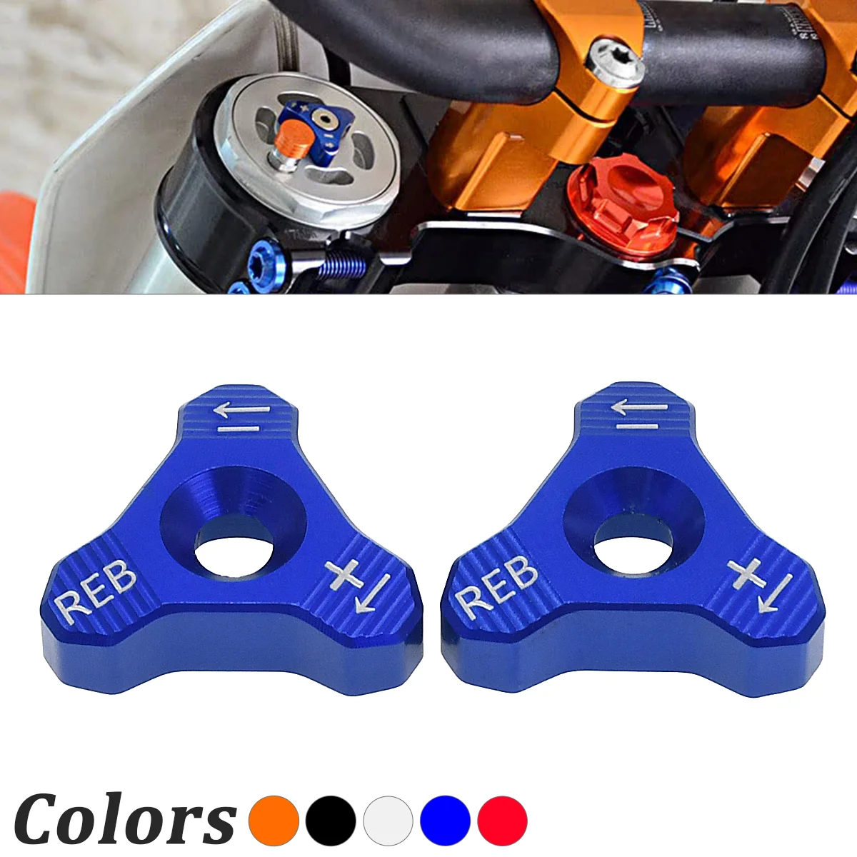 

Motocross CNC 48mm Front Shock Absorber Fork Knob Adjuster Bolt For KTM EXC SX SXF XCW XCF EXCF For Husqvarna TC TE TCTE 125-500