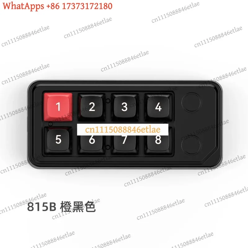 k3 Wired Mechanical Gaming Keyboard, 8-Key Hot-Swappable, Customizable Macro Pad for PC