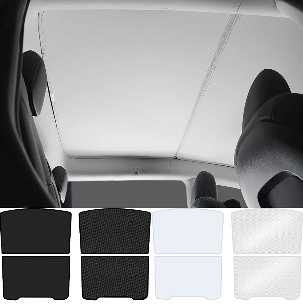 

Для Tesla Model 3 Y Juniper 2025 2026: Солнцезащитный козырек-шторка на крышу автомобиля (передний и задний люки), аксессуары