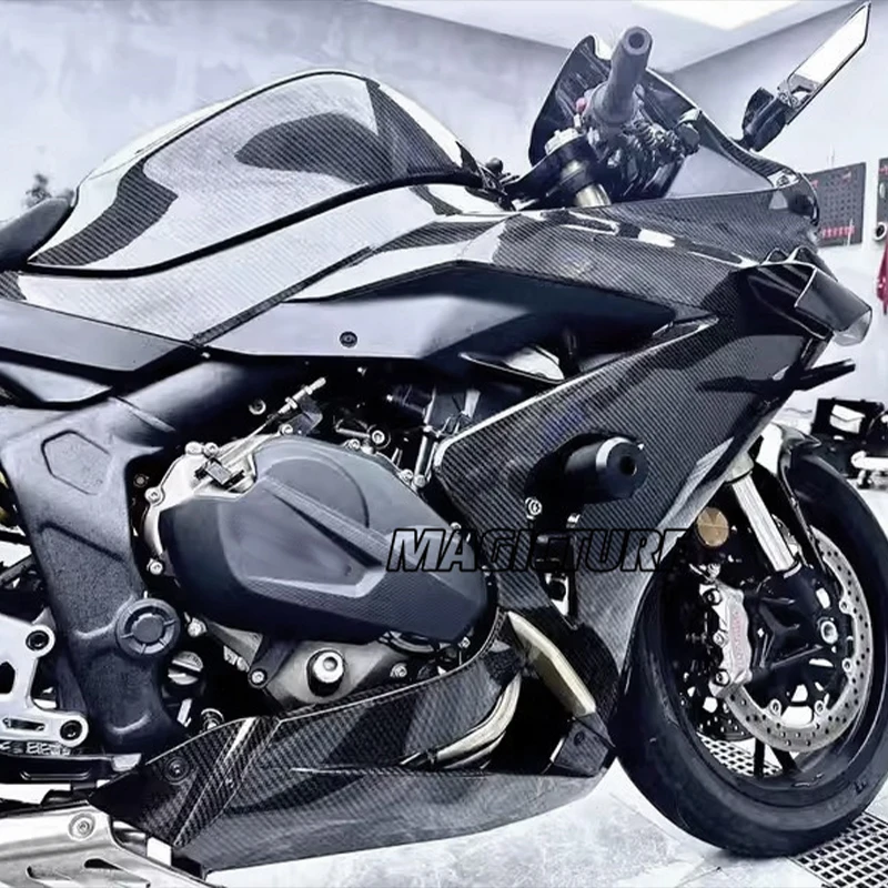 오토바이 광택 블랙 6D 탄소 섬유 자동차 비닐 랩 필름, S1000RR F900XR mt07 PCX125 z900 Nmax v2 수정 액세서리