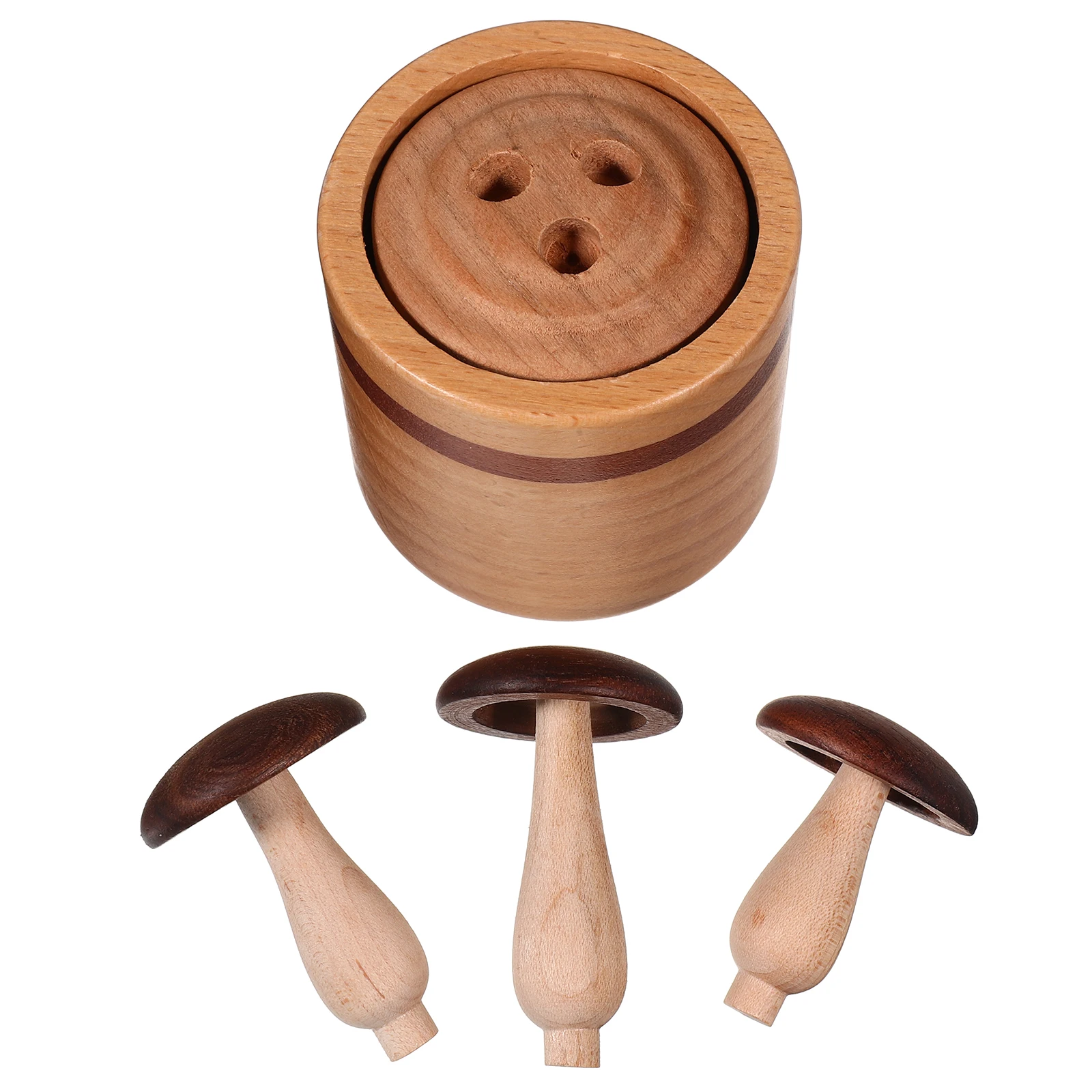 

Wooden Mushroom Essential Oil Diffuser Aroma Small Mini Home Car Office Decor Gift Natural Material Unique Design Long Lasting