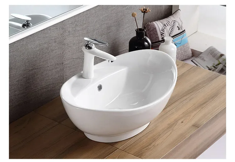 Bathroom counter basin hand washing, household, ceramic washbasin, bathroom art sink