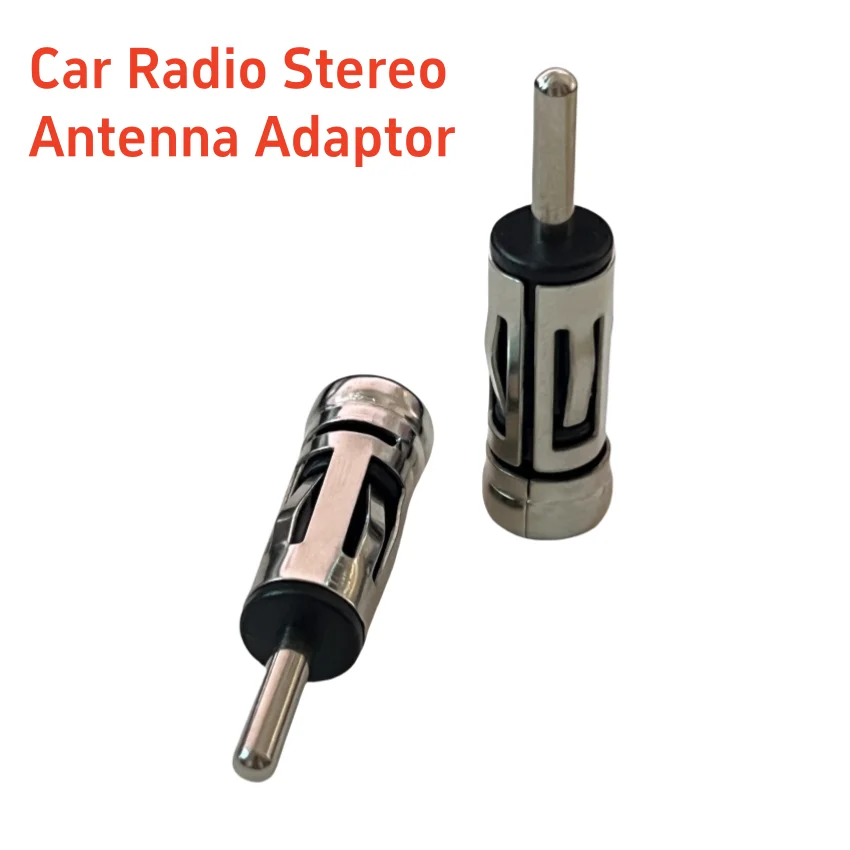 10PCS Car Vehicles Radio Stereo ISO To Din Aerial Antenna Mast Adaptor Connector Plug Car Accessories Converter Universal