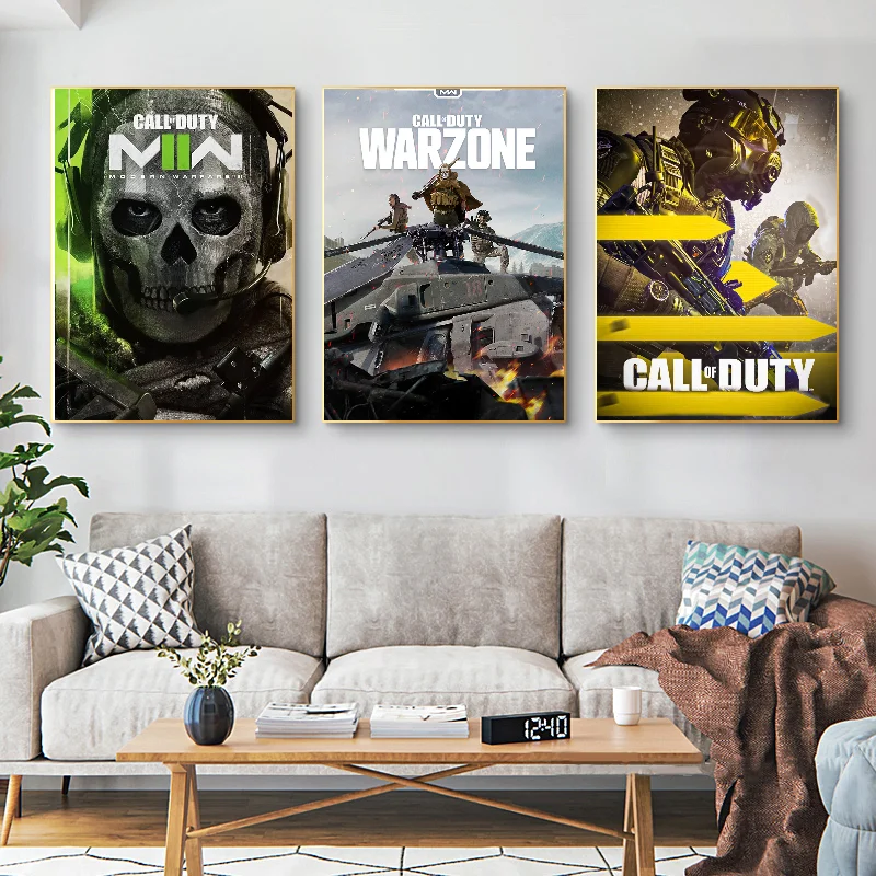 Call Of Duty Game Poster Wall Art Home Decor Room Decor Digital Painting Living Room Restaurant Kitchen Art