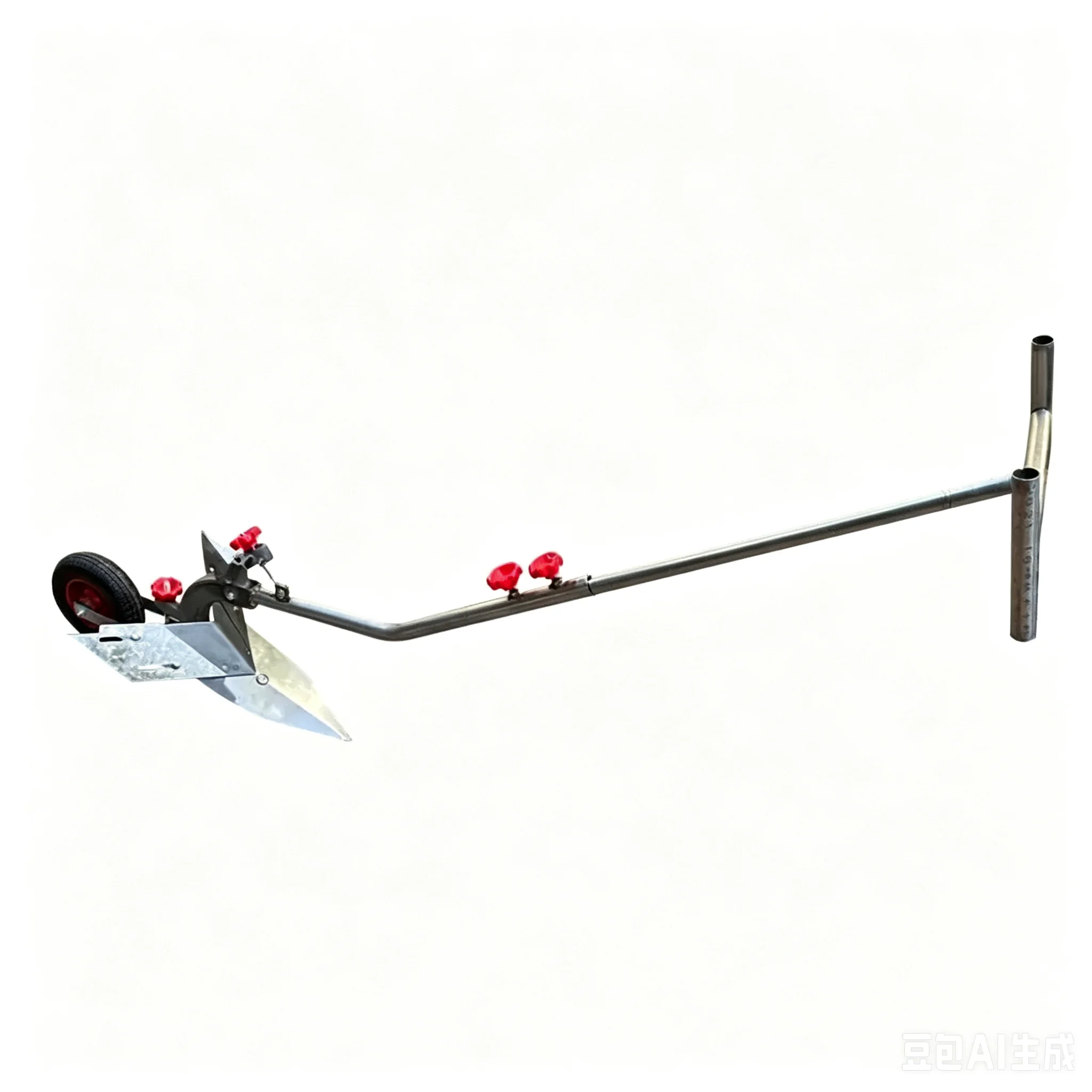 Single Person Hand Pulled Plow Micro Tillage Machine Garden Farm Trenching Plowing Tool