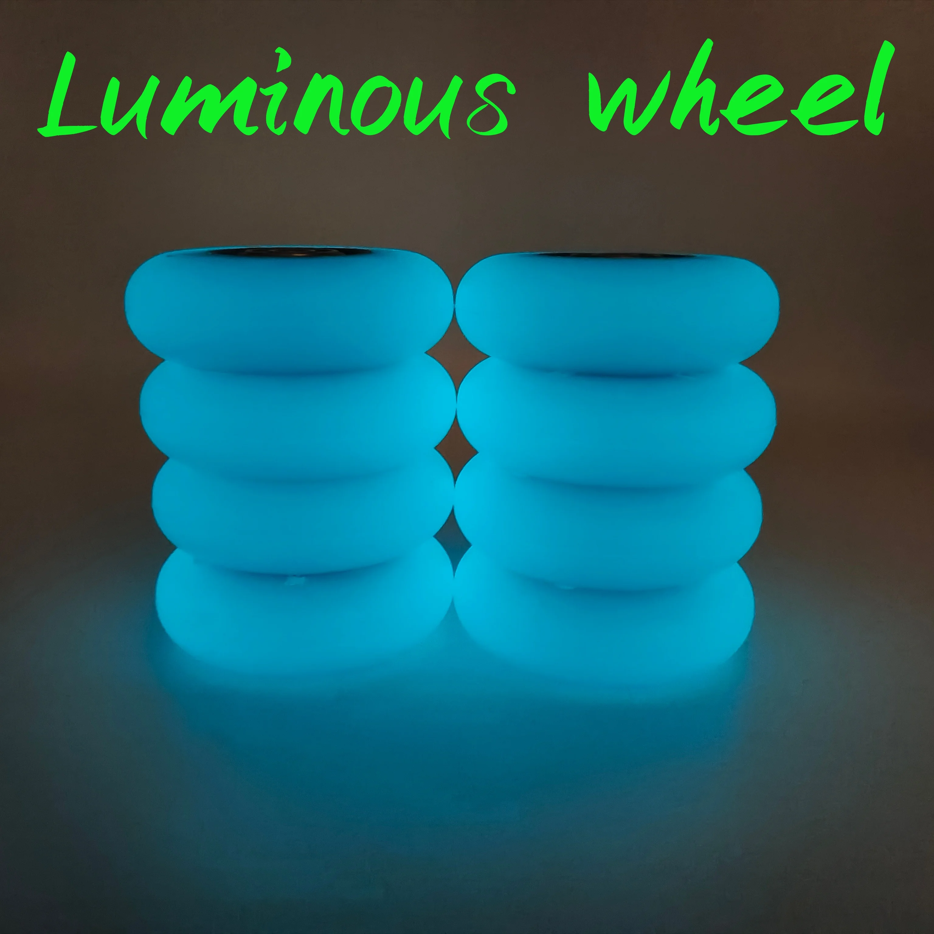 Колесо для скейтбординга Светящееся колесо 72 мм 76 мм 80 мм 72x24 мм 85a 4 колеса/лот