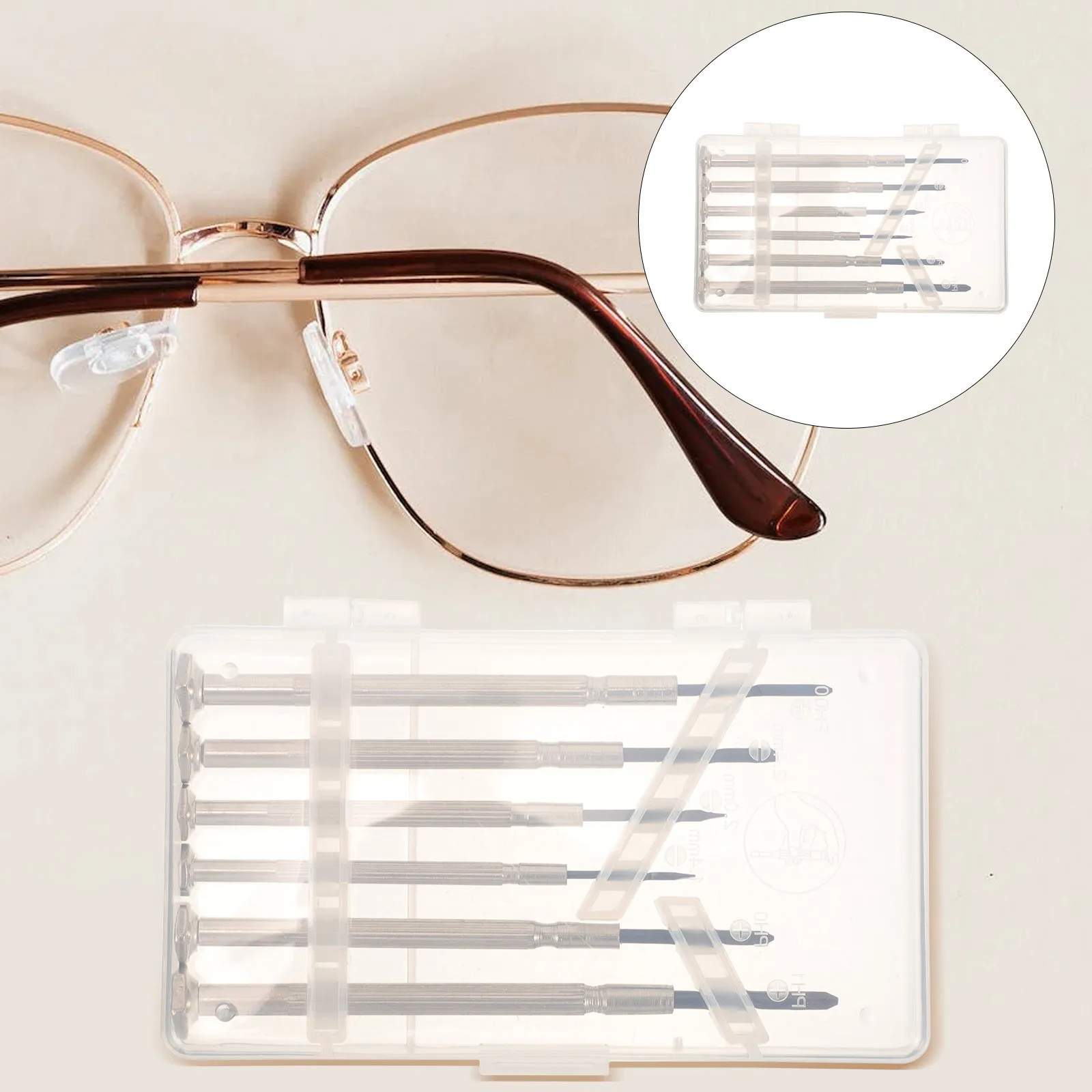 

6Pcs Small Screwdriver Set Compact Precision for Sunglasses Eyewear Electronics Maintenance Repair Tools Watch Screwdriver Set