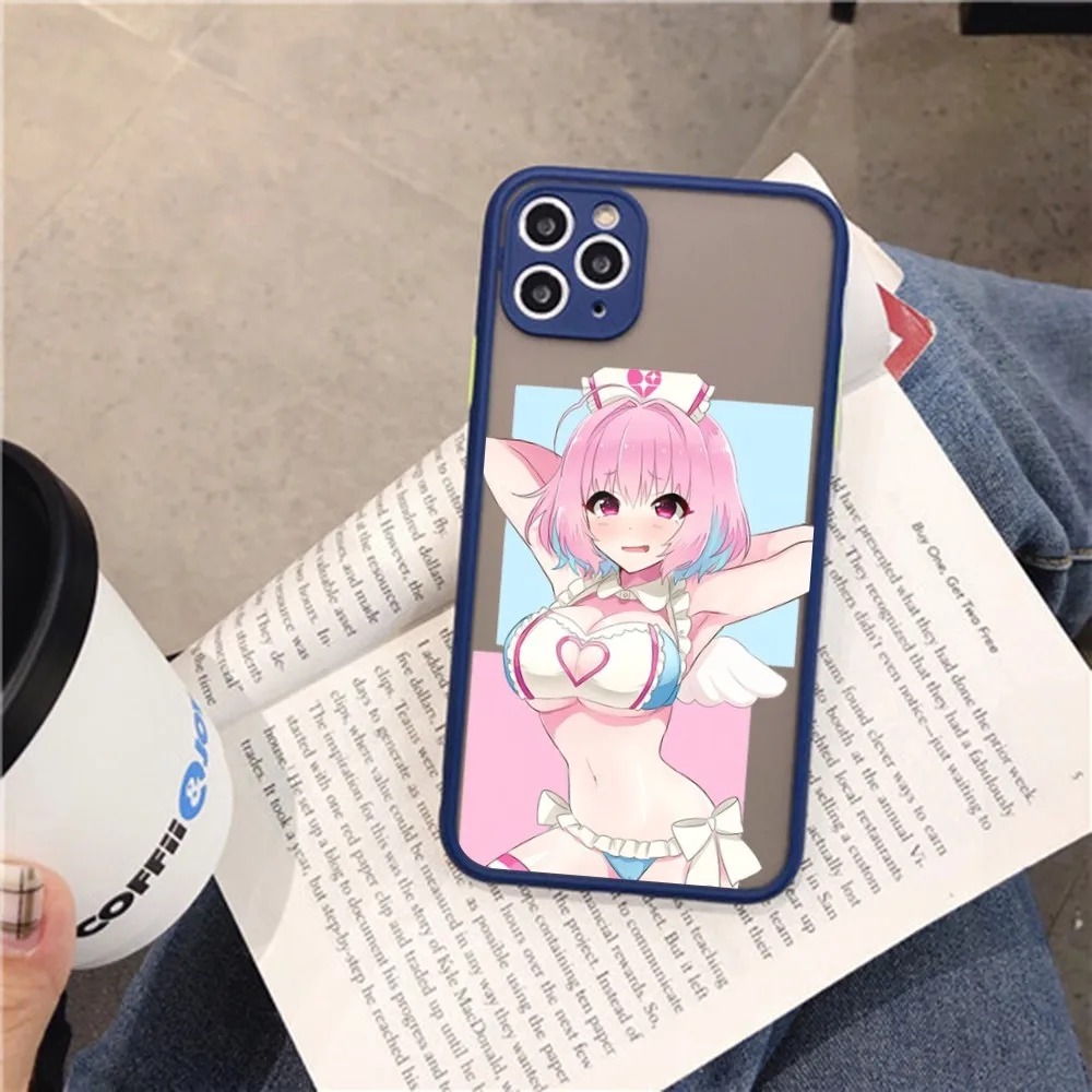 Etui na telefon Riamu Yumemi Anime do iPhone 14 11 12 13 Mini Pro Max 8 7 Plus X XR XS MAX Półprzezroczysty matowy pokrowiec