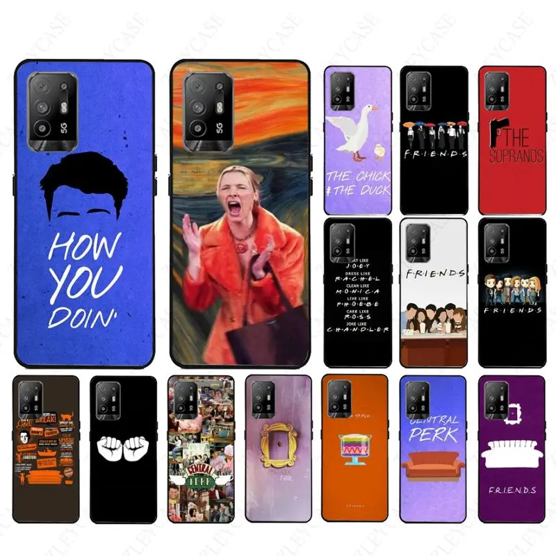 funda Friends Minimalist serie tv Phone cover For OPPO A94 A74 A9 A5 A53 A73 2020 A57 A76 A96 4G A54 A78 A95 A98 A72 Cases coque