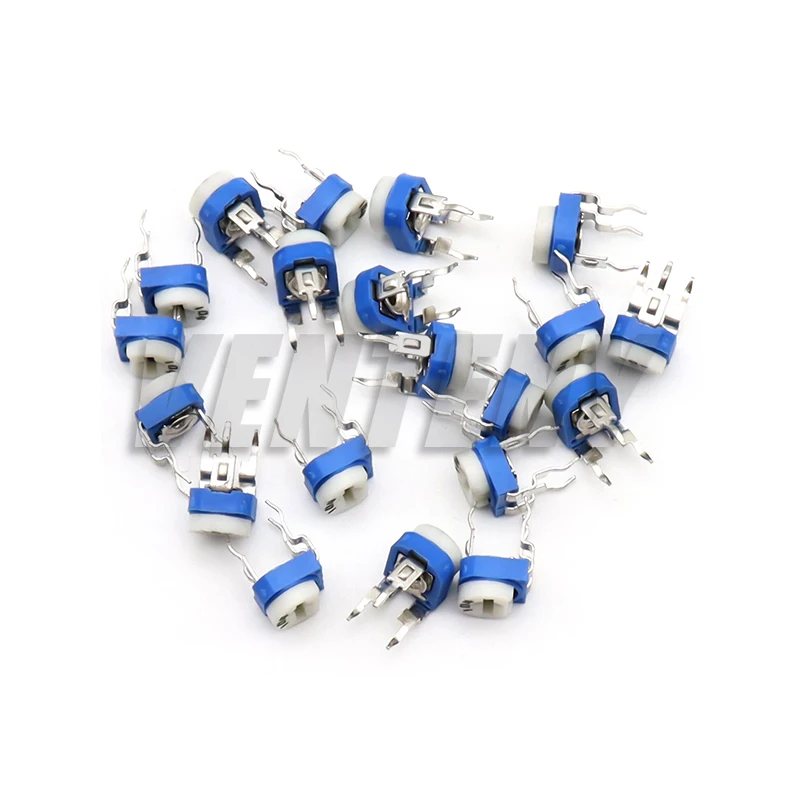 RM065 20 Stück RM-065 Serie 100 200 500 1K 2K 5K 10K 20K 50K 100K 200K 500K 1M Ohm Trimpot Trimmer Potentiometer Variabler Widerstand