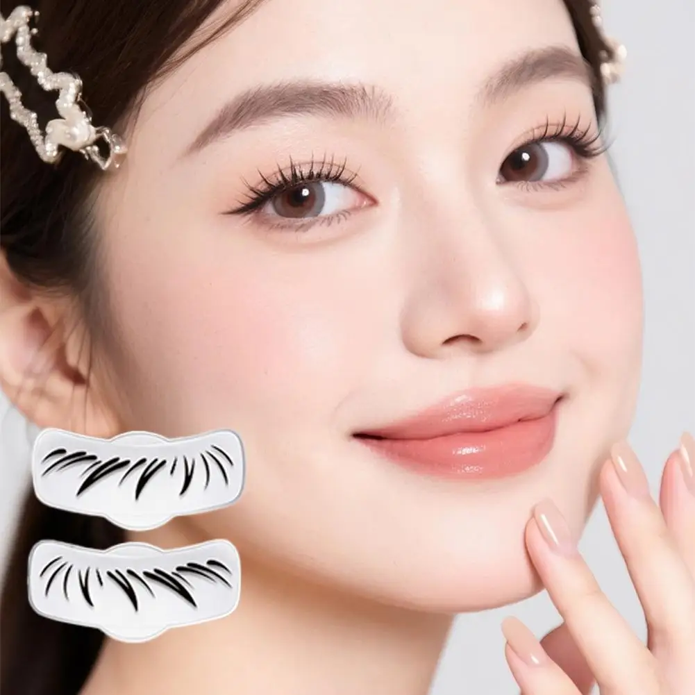 Lower eyelash stamp Eyeliner Waterproof Sweatproof Combo Loss learning No Easy Beginner Pack Color 2-in-1 C7Z2